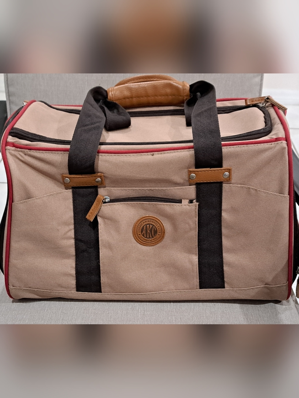 Sherpa Element Soft Sided Pet Carrier W/ logo of the American Kennel Club